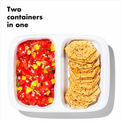 Prep & Go 2-Cup Divided Container