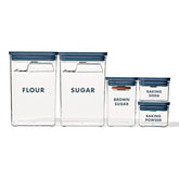 8-Piece Prelabeled Baking POP Container Set