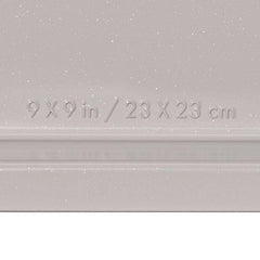 Non-Stick Pro Ceramic Coated Metal Bakeware 9" Square Cake Pan - Biscuit