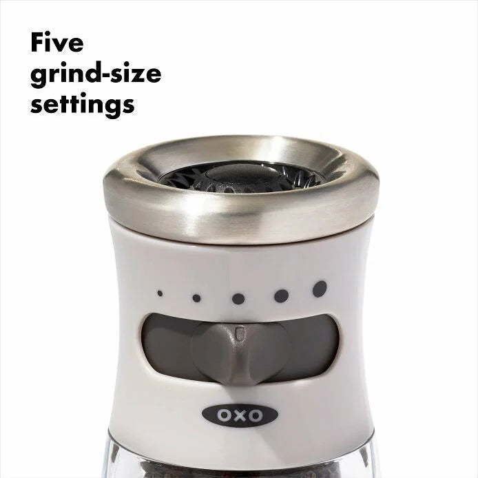 Contoured Mess-Free Pepper Grinder