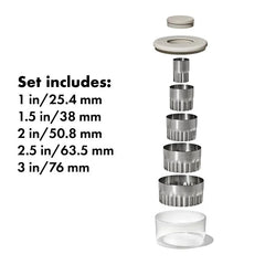 Double-Sided Cookie and Biscuit Cutter