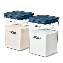 8-Piece Prelabeled Baking POP Container Set