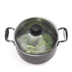Stainless Steel Steamer with Extendable Handle